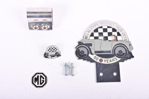 MG: 'MG M-TYPE MIDGET 1928-2018' anniversary badges. L.E of 50