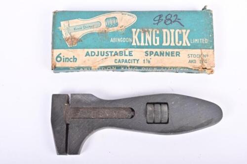SPANNER: An unused Abingdon "KING DICK" Limited 6inch adjustable spanner. Suitable for classic British cars