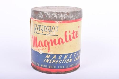RAYDYOT: A genuine, unused RAYDYOT "Magnalite" magnetic inspection lamp. With original box