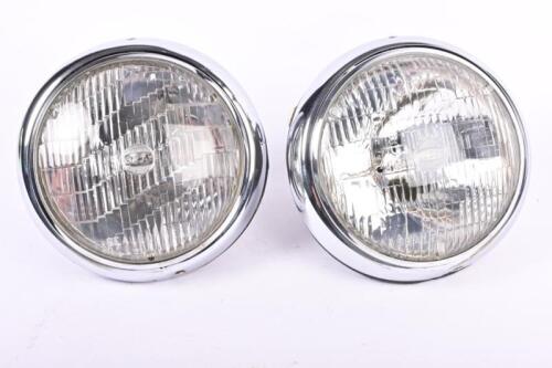 LUCAS: A pair of 7" LUCAS sealed beams headlamps