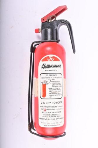 EXTINGUISHER: A 'Betterwear' fire extinguisher (FIREWARD Mk.III)