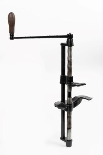 WHEEL: An early Dunlop tyre bead breaker (No. 40/S320), hand crank cast 'Dunlop' 64cm long