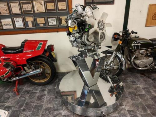 VOLVO: A decorative cutaway showroom display Volvo 4-cylinder engine (Ex-Binalong Motor Museum) NOTE LOCATION