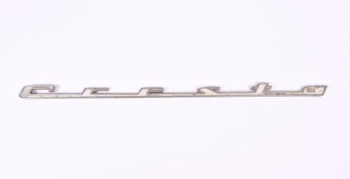 CRESTA: A Vauxhall Cresta car badge by J Fray Ltd