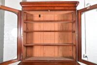 BOOKCASE: A Victorian Australian cedar glazed bookcase, 240cm high, 137cm wide, 51cm deep - 4