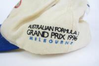 AUSTRALIAN GRAND PRIX: A 1996 Australian F1 Grand Prix cap (signed by Stirling Moss) - 3