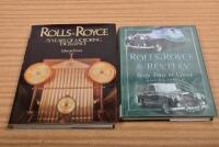 BENTLEY/ROLLS-ROYCE: Two hardcover books detailing Rolls-Royce and Bentley motor cars