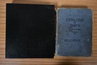 ROLLS-ROYCE: Two Rolls-Royce 20 H.P Chassis Catalogue of Parts reference publications. Original 'CATALOGUE OF PARTS 20 H.P. CHASSIS FEBRUARY 1924' as issued by Rolls-Royce