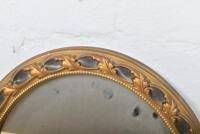 MIRROR: A small oval giltwood mirror, 38.5 x 30cm - 2