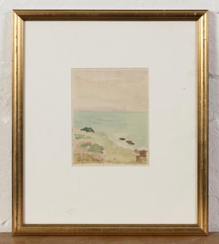 SYBIL CRAIG (1901-89), The Peninsular (Untitled), watercolour, signed lower left: Sybil Craig, image size 13 x 16.5cm