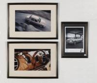 ROLLS-ROYCE: Three showroom display pictures relating to the Rolls-Royce Silver Sereph, largest 27cm high x 45cm wide