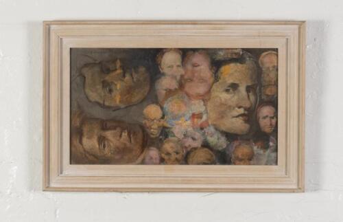 JEAN PARKER SUTHERLAND (1902-78), Self Portraits (Untitled), oil on board, signed upper left: J P Sutherland, image size 30 x 53cm