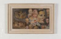 JEAN PARKER SUTHERLAND (1902-78), Self Portraits (Untitled), oil on board, signed upper left: J P Sutherland, image size 30 x 53cm