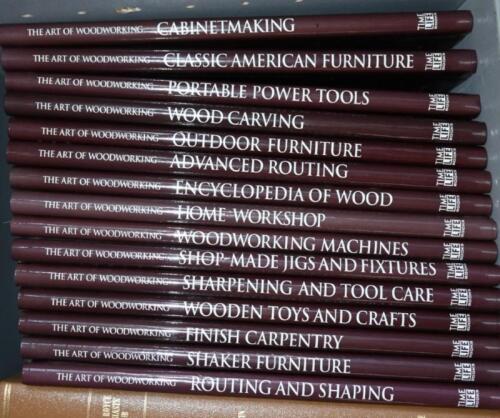 WOODWORKING: A quantity of 1990's TIME LIFE BOOKS - 'THE ART OF WOODWORKING' books