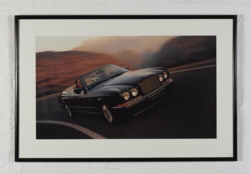 BENTLEY: A showroom display photographic print featuring a Azure