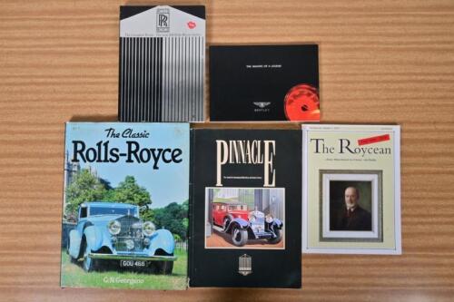 ROLLS-ROYCE/BENTLEY: Five publications relating to Rolls-Royce and Bentley. 2002 Bentley - 'THE MAKING OF A LEGEND' - company brochure