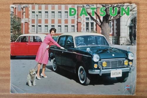 DATSUN: A 1950's 'DATSUN' colour model brochure. DATSUN " Bluebird", "Fairlady" information sheets