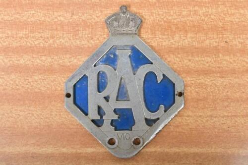 RAC: A circa 1960s RAC Vic membership badge,stamped Stokes & Sons