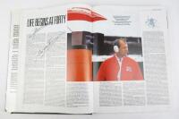 AUTOCOURSE F1 87/90: Two editions of Autocourse - 87/88 edition signed by multiple F1 drivers including Alberto, Johansson, Mansell. - 3
