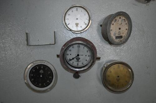 SMITHS /JAEGER: Three gauges needing restoration with associated parts