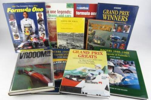 GRAND PRIX DRIVERS: A collection of books detailing F1 drivers.