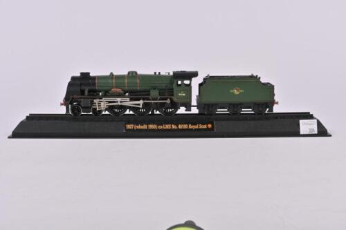 AMERCOM MODELS: An Amercom die-cast plastic model Ex-LMS No. 46100 Royal Scot - 1927 (rebuilt 1950) model No OO-28 1:76 Scale
