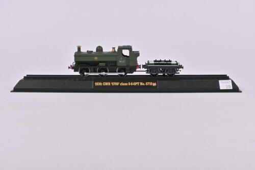 AMERCOM MODELS: An Amercom die-cast plastic model GWR '5700' Class 0-6-0 PT No. 6719 - 1930 diecast model No OO-30 1:76 Scale