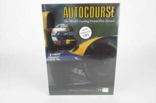 AUTOCOURSE 93/94 F1: Autocourse 1993-94; signed Berger, Prost,Senna, Schumacher and others.
