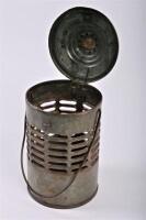 APPLETONS: A circa 1900 Appletons works warning lamp with no internal burner, 25cm high - 3