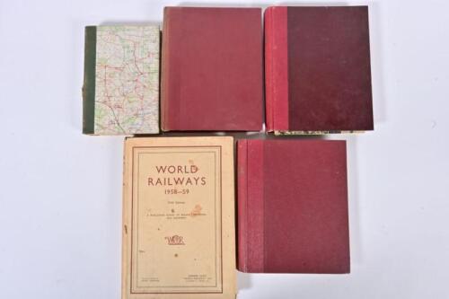 MAGAZINES: A collection of circa 1950s East African Railways and Harbours magazine bound in three volumes and a copy of World Railways
