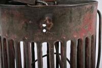 APPLETONS: A circa 1900 Appletons works warning lamp with internal with Sherwood style burner, missing glass chimney, 25cm high - 3