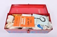 VICTORIAN RAILWAYS: A Batman Avenue car cleaners room ambulance stretcher and a P.T.C. era first aid kit, 210cm long - 7