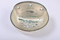 VICTORIAN RAILWAYS: An Art Nouveau brass pull down hand basin from wooden bodied carriage, circa 1920, 75cm high, 46cm wide, 18cm deep - 8