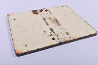 SOUTH AUSTRALIAN RAILWAYS: A cast iron whistle board, 26 x 30cm - 3