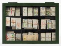 V/LINE: A green painted wooden box of EDMONDSON Tickets, all undated, Warrnambool Line with emphasis on Camperdown