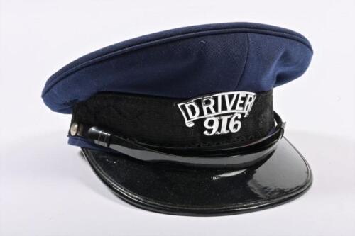 VICTORIAN RAILWAYS: An original cap featuring metal badge for 'Driver 916' by Emerco, size 7 or 56