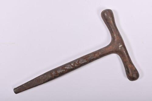 CARRIAGE KEY: A steel square key for railway carriage