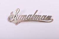 SOUTH AUSTRALIAN RAILWAYS: A metal cap badge 'Signalman' by Tokes & Sons
