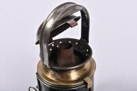 BRITISH RAILWAYS: A circa 1920s guards oil lamp complete with kerosene burner, 30cm high - 3