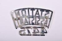 VICTORIAN RAILWAYS: A metal cap badge 'Station Assistant 4475' - 2