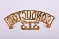 VICTORIAN RAILWAYS: A brass cap badge 'Conductor 303' - 2