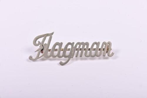 SOUTH AFRICAN RAILWAYS: A metal cap badge 'Flagman'