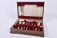 VICTORIAN RAILWAYS: A collection of VR inscribed cutlery from various eras, in canteen