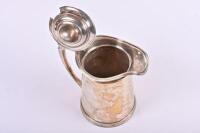 CANADIAN PACIFIC: A large original silverplate jug by Mappin & Webb, with Canadian Pacific insignia, 26.5cm high - 3
