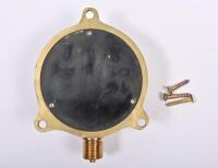 WESTINGHOUSE: A Westinghouse brass air brake pressure gauge, 10cm across the dial - 3