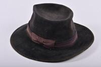 VICTORIAN RAILWAYS: An original Victorian Railways wide brim felt guard's hat - 2