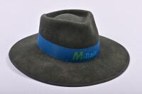 M/TRAIN: An original M/Train wide brim pure merino wool felt hat, by Statesman Hats, size 56