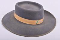 M/TRAIN: An original M/Train wide brim pure merino wool felt hat, by Statesman Hats, size 56 - 3