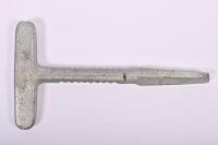 SQUARE KEY: A modern example of metal square key for railway carriage