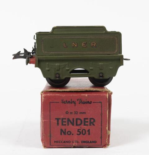 MECCANO: A Hornby Trains O gauge No.501 tender, in original box